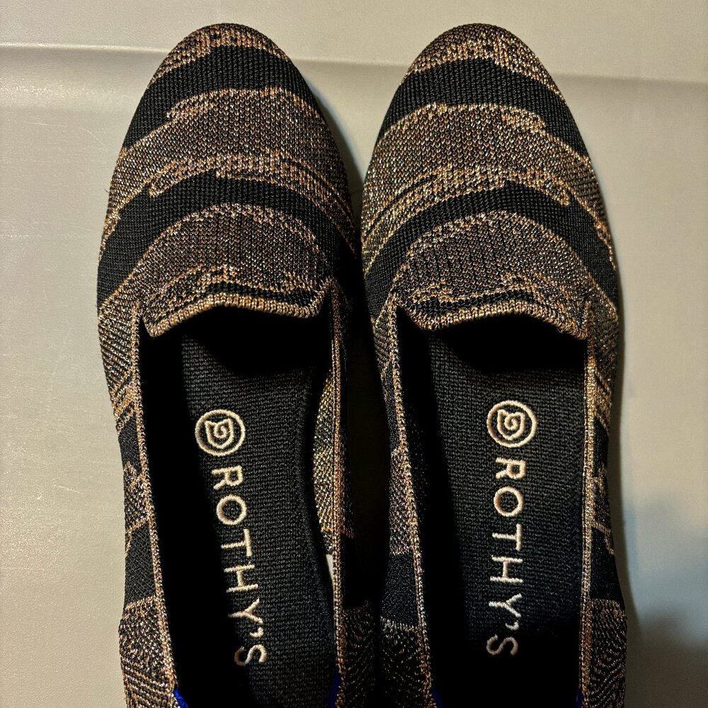 Rothy's Loafer In Golden Shimmer